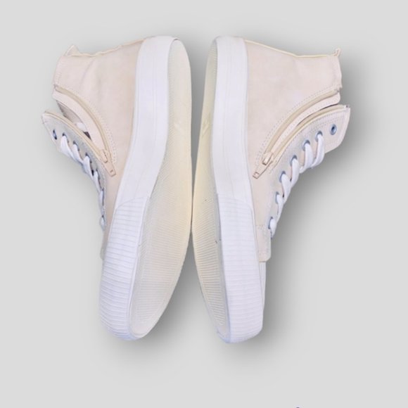 New Zara Girl Limited Edition Faux Suede High Top Studded Sneakers - Picture 8 of 12